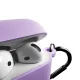 Puro Icon silikoninis dėklas AirPods 4 ausinėms su karabinu, violetinis