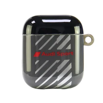 Ausinių dėklas Audi IML Sport Case skirtas AirPods 1 / 2, juodas