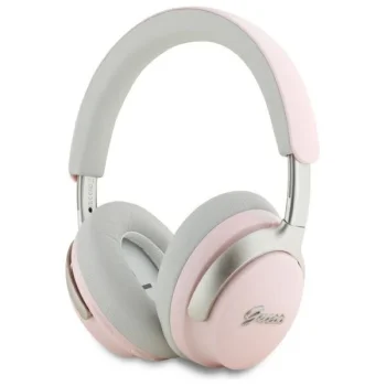 Guess GUBHC22PSBCSMP Wireless ANC/ENC On-Ear Headphones, Bluetooth 5.4, Pink