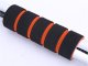 Adjustable Steel Pull-Up Bar for Doorway with Neoprene Grips, Orange