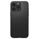 Dėklas Spigen Liquid Air, skirtas iPhone 15 Pro, matinis juodas