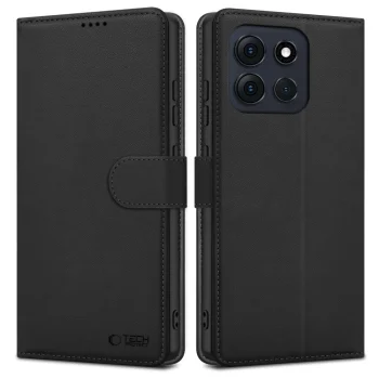 Tech-Protect Wallet Case for Motorola Moto G56 5G, Black