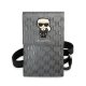 Karl Lagerfeld Ikonik Karl Monogram Patch telefono krepšelis, sidabrinis