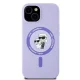 Karl Lagerfeld dėklas iPhone 15 su MagSafe, violetinis