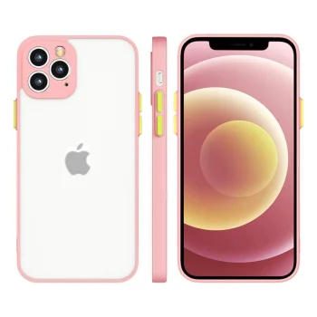 Silikoninis dėklas Milky Case telefonui Samsung Galaxy A42 5G, rožinis