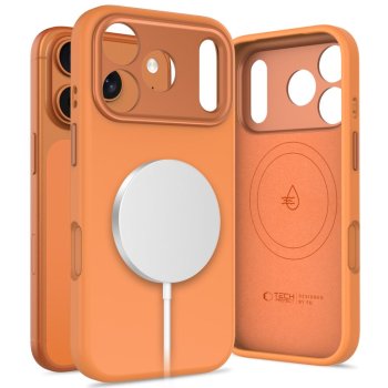 Tech-Protect Uniq MagSafe dėklas iPhone 17 Pro Max - oranžinis