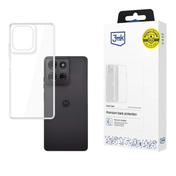 Dėklas 3MK Clear Case, skirtas Motorola Moto G75, skaidrus