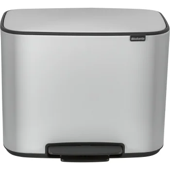 Pedalinė šiukšliadėžė Brabantia Bo 11 + 23 L, balta
