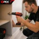 OPEX TOOLS OPX28032 akumuliatorinis bešepetėlinis gręžtuvas, 2x12V
