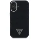 Dėklas Guess Denim Triangle Logo MagSafe skirtas iPhone 16, juodas