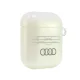 Audi IML Geometric Pattern dėklas AirPods 1 / 2 ausinėms, White
