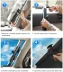 Retractable Car Windshield Sun Shade Auto Front Window Sunshade Curtain Sun Visor, Gray