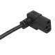 Maitinimo laidas Maclean MCTV-854, kampinis C13 į Schuko CEE 7/7, 3 m, juodas