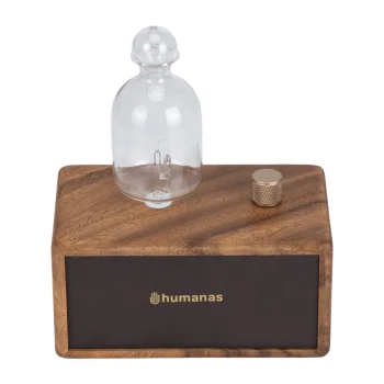 Humanas Natural Wood eterinių aliejų difuzorius, riešutmedžio spalva