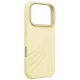 Uniq Coehl Serina Magnetic Charging dėklas iPhone 18 Pro / 17 Pro, geltonas