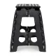 ModernHome Folding Step Stool 15.4 inch, Heavy Duty Plastic Stool with 265 lbs Capacity