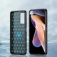 Carbon Case lankstus dėklas Xiaomi Redmi Note 11 Pro+ 5G / Mi 11i HyperCharge, juodas