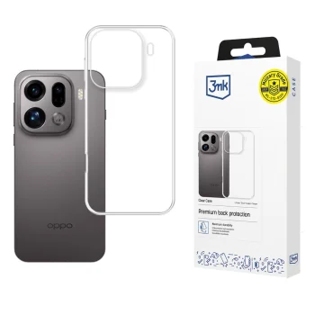 3mk Clear Case dėklas telefonui Oppo Find X9 Pro, skaidrus