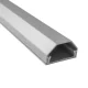Aliumininis kabelių maskavimo kanalas Maclean MCTV-897 S, 33x18x750 mm, sidabrinis