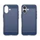 Dėklas iPhone 16 Plus telefonui Carbon Case, mėlynas