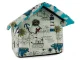 Foldable Dog and Cat House XL, Soft Pet Bed Cabin, White