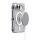 Spigen Ultra Hybrid Pro MagSafe dėklas iPhone Duo, Clear / White