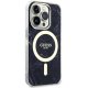 Guess iPhone 14 Pro Max dėklas Marble MagSafe, juodas