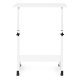ModernHome Mobile Laptop Table, White