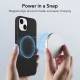 Dėklas iPhone 14 Plus telefonui ESR Classic Hybrid HaloLock MagSafe, juodas