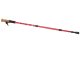 Nordic Walking Trekking Pole with Cork Handle, Red (1 Pc.)