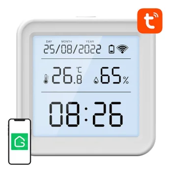 Smart temperature and humidity sensor Wi-Fi Gosund S6 (LCD screen, backlight)