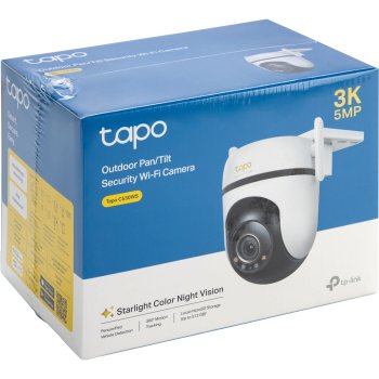 Lauko Wi-Fi vaizdo stebėjimo kamera Tapo C530WS, balta/juoda