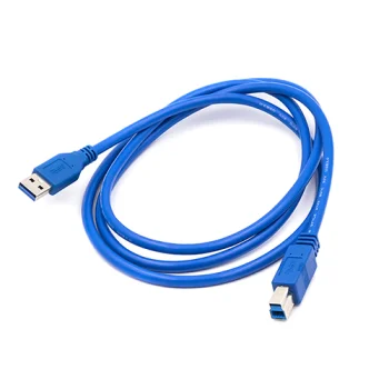 Spausdintuvo laidas USB 3.0 A-B, 2 m, mėlynas