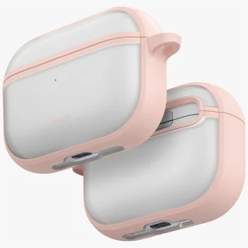 Uniq Veren Protective Case for AirPods Pro 3 with Carabiner, Pink