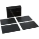 Joseph Joseph Folio Steel 4 pjaustymo lentelių rinkinys, juodas (60171)