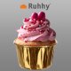 Gold Muffin and Cupcake Liners, Set of 50, Ruhhy 24376