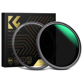 Magnetinis reguliuojamas ND filtras K&F Concept Nano-X MRC ND8-128, 82 mm