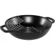 Staub ketaus wok keptuvė su stiklo dangčiu 30 cm, juoda