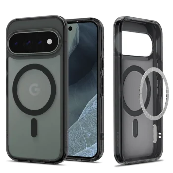 Spigen Ultra Hybrid Mag MagSafe dėklas skirtas Google Pixel 11 Pro, juodas ir pilkas