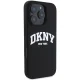 DKNY dėklas iPhone 16 Pro telefonui su MagSafe, juodas
