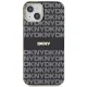 DKNY IML Mono & Stripe MagSafe dėklas iPhone 15 / 14 / 13, juodas