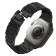 Uniq Osta nerūdijančio plieno dirželis Apple Watch 42/44/45/49mm, juodas