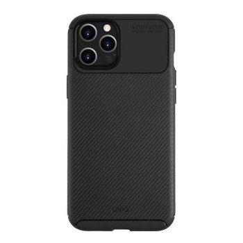 Apple iPhone 12 Pro Max 6,7" Uniq Etui Hexa Case Cover, Black