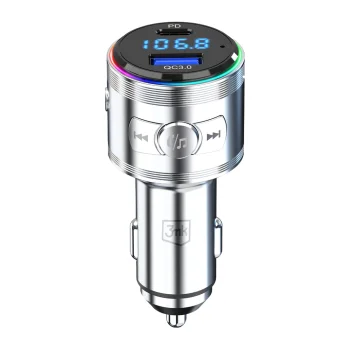 3mk Hyper Car Power Transmitter automobilinis FM siųstuvas 3in1 48W