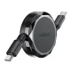 Ištraukiamas laidas Acefast C13-03 USB-C – USB-C 60W, 0.8m, juodas