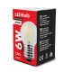Maclean E27 LED Filamentinė Lemputė G45, 6W, 720lm, 3000K, MCE284