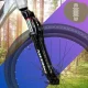 Kalnų dviratis Bakalu TOXIC SILVER MTB 26, sidabrinis