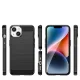Dėklas Carbon Case skirtas iPhone 14 Plus, juodas