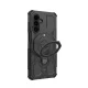 Dėklas Tech-Protect TacticStand MagSafe, skirtas Samsung Galaxy A17 / A18 4G / 5G, Matte Black