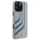 BMW dėklas iPhone 16 Pro Max telefonui Silicone Turning Lines MagSafe, pilkas